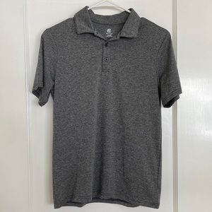 Champion Boys Polo Collared Grey Shirt